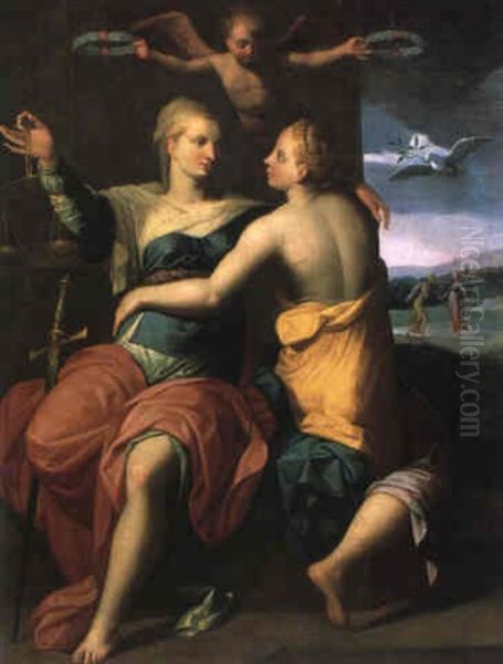 Allegorie Von Frieden Und Gerechtigkeit - view 1