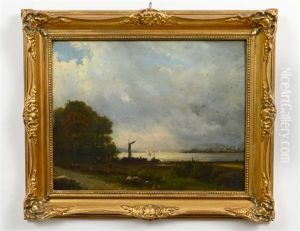 Landscape With River by Ludolf Backhuysen the Elder