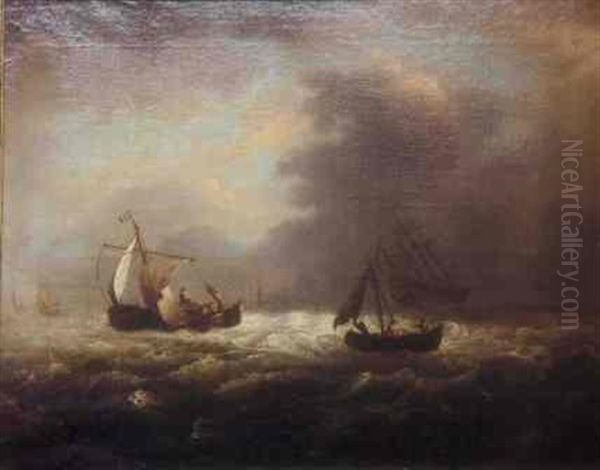 Shipping At Sea With A Stiff Breeze - view 1