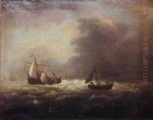 Shipping At Sea With A Stiff Breeze Shipping At Sea With A Stiff Breeze