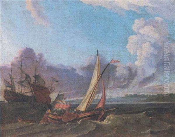 Dutch Shipping Of The Coast - view 1