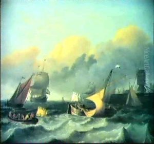 Marine by Ludolf Backhuysen the Elder