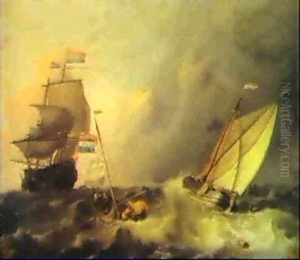 Shipping In A Choppy Sea - view 1