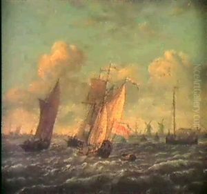 Marine by Ludolf Backhuysen the Elder