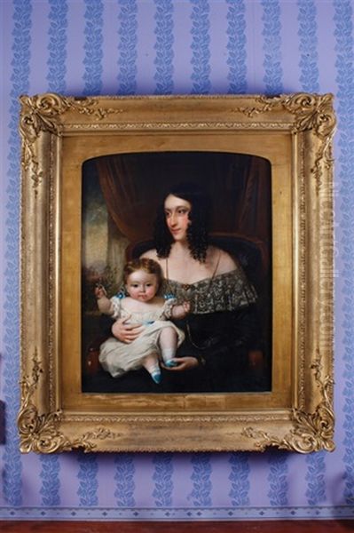 Portrait Of A Mother And Child - view 1