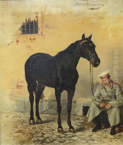 Calvary Soldier With His Mount - view 1
