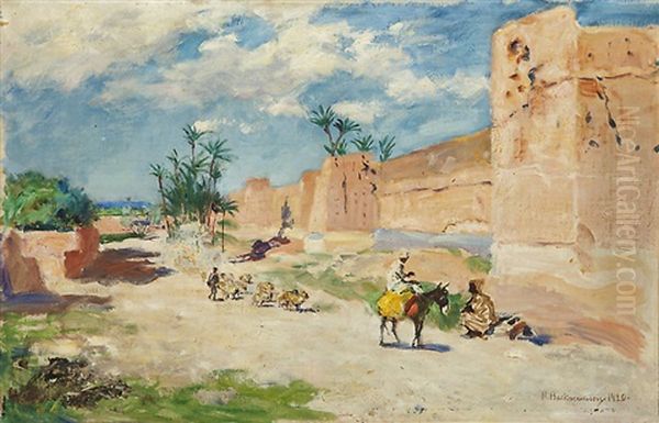 City Wall In Marrakech - view 1