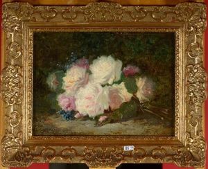 Bouquet De Roses by Francois Backvis