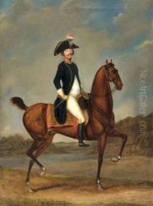 Portrait Equestre by Louis Albert Guillain Bacler d'Albe