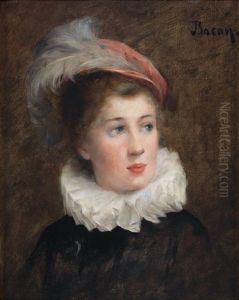 Portrait Of A Young Boy by Henry Bacon