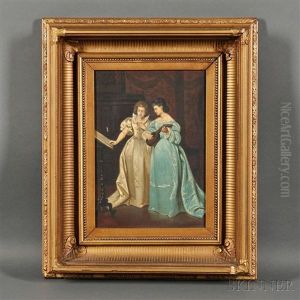 Two Elegant Ladies by Henry Bacon