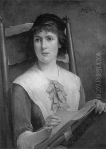 The Puritan Maiden/portrait Of A Woman In Blue - view 1