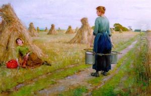 Repose / Asleep By The Haystack by Henry Bacon