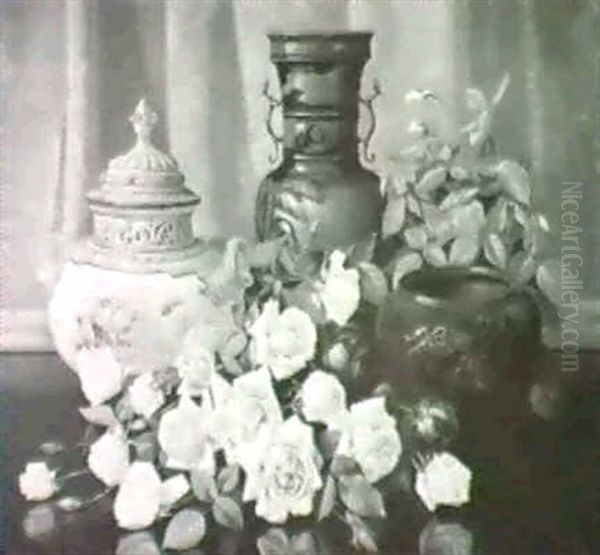 Still Life With Roses And Vases - view 1