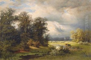Vor Dem Gewitter by Margarete Von Baczko