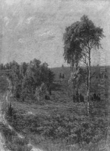 Heidelandschaft by Margarete Von Baczko