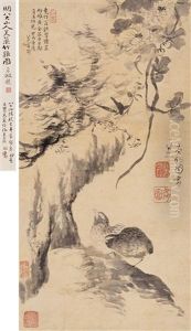 Flowers And Birds by Bada Shanren