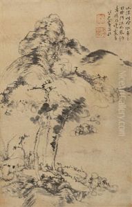 Landscape by Bada Shanren