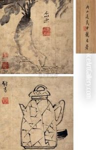 Teapot, Vegetable by Bada Shanren