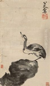 Wild Goose by Bada Shanren