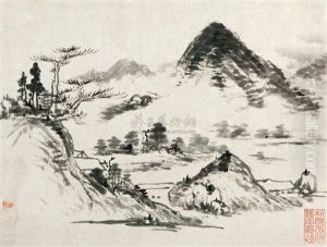 Landscape by Bada Shanren