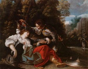 Tancred And Clorinda by Sisto Badalocchio