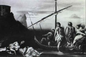Teseo Abbandona Arianna by Sisto Badalocchio