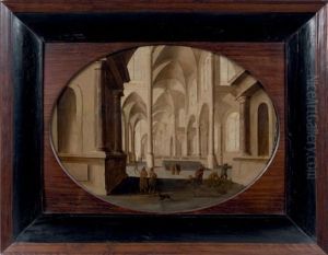 Le Christ Chassant Les Marchands Du Temple by Hans Jurriaensz van Baden