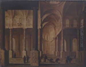 Christ Driving The Moneylenders From The Temple by Hans Jurriaensz van Baden