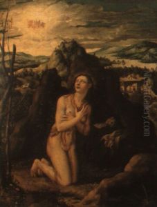 Landscape With The Penitent Magdalen