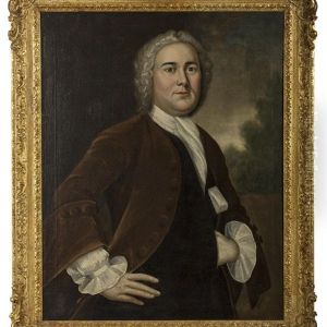 Portrait Of Dr. John Greenleaf Of Boston by Joseph Badger