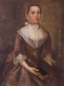 Portrait Of Grandmother Allen by Joseph Badger