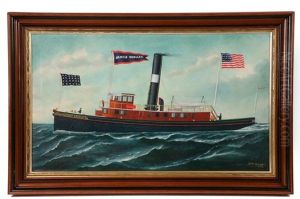 Portrait Of The Tugboat 'james Woolley'
