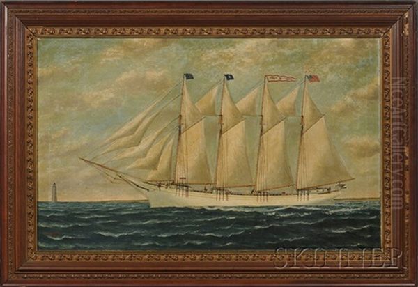 Portrait Of The Schooner "young Brothers" - view 1