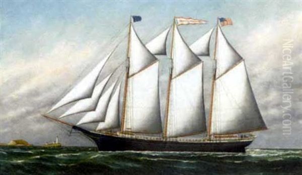 The Clipper Ship "annie L. Henderson" - view 1