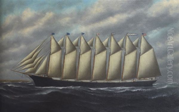 The Seven-masted Schooner "thomas W. Lawson" - view 1