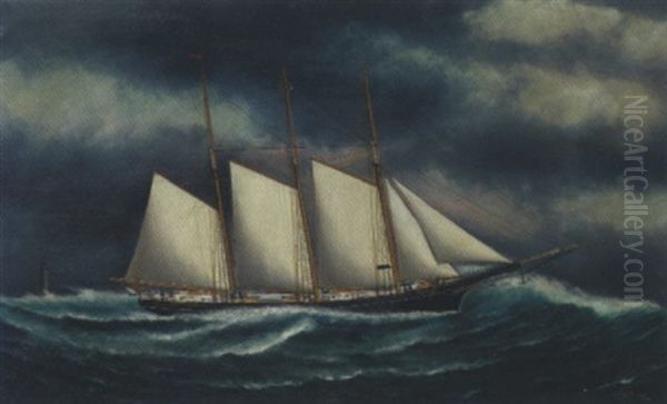 American Three-masted Schooner "e.i. Morrison" - view 1