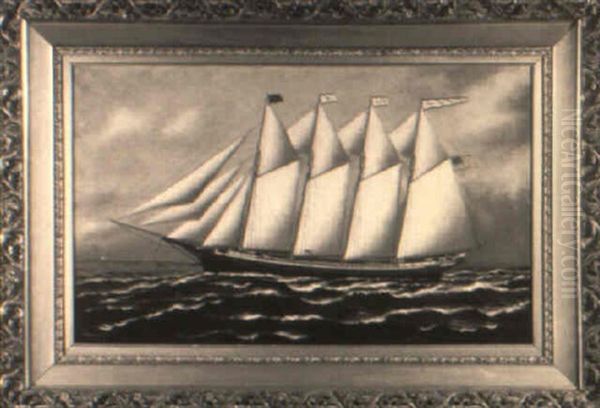 Portrait Of American Schooner 'charles G. Endicott' - view 1