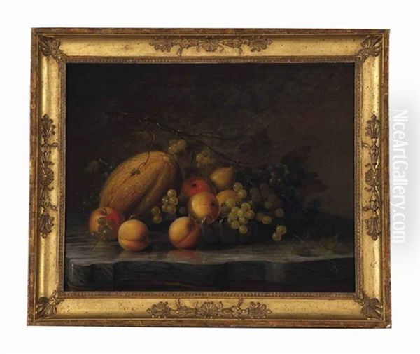 Still Life On Marble Ledge - view 1