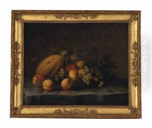 Still Life On Marble Ledge by Thomas Badger