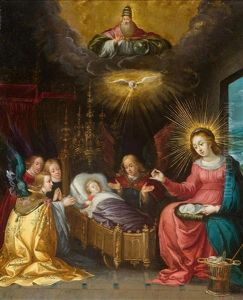 Madonna And Child With Angels And The Holy Ghost