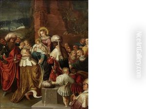The Adoration Of The Magi (+ The Road To Calvary; Pair)