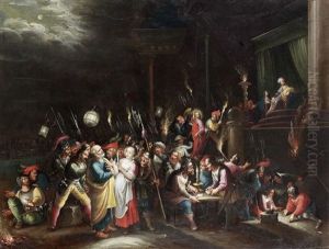 The Denial Of Saint Peter by Cornelis de Baellieur