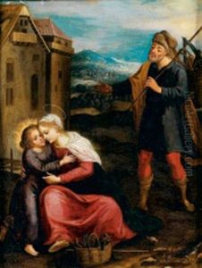 La Famille Du Charpentier by Cornelis de Baellieur