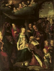 The Adoration Of The Magi by Cornelis de Baellieur