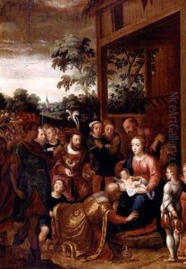 L'adoration Des Mages by Cornelis de Baellieur