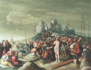 Christ On The Road To Cavalry by Cornelis de Baellieur
