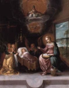 The Infancy Of Christ With The Trinity
