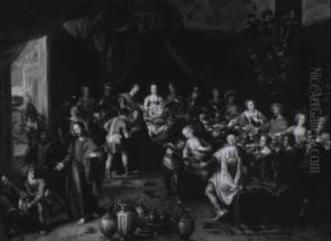 Les Noces De Cana by Cornelis de Baellieur