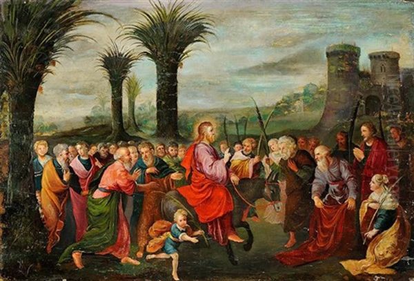 Jesus Rentrant Dans Jerusalem - view 1